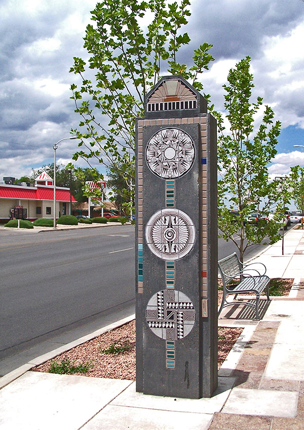 Native American Pillar