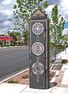 Native American Pillar